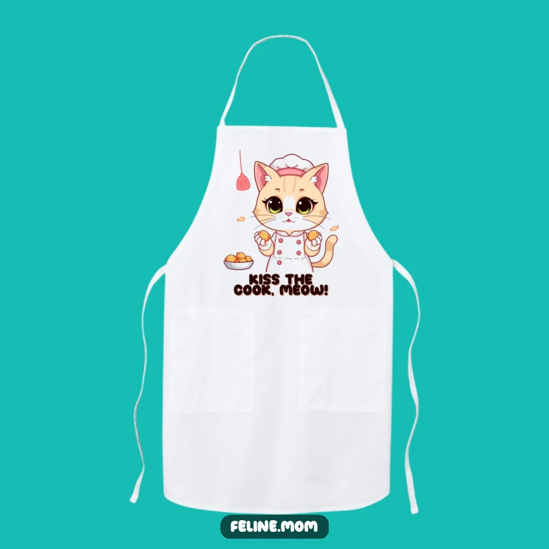Funny Cat Lady Chef Apron: Kitchen Fun, Perfect Funny Gift for Bakers!