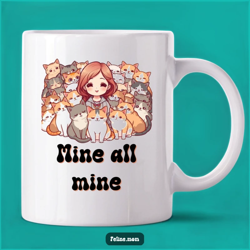 Funny Cat Lady Mob Mug - Purrfectly Hilarious Gift for Cat Lovers!