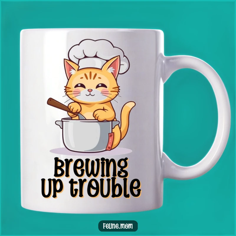 Funny Ginger Chef Cat Mug - Culinary Humor for a Hilarious Gift for Foodies