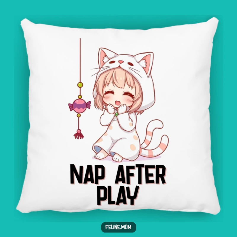 Funny Cat Woman Pillow - Cozy Comfort & Playful Charm!