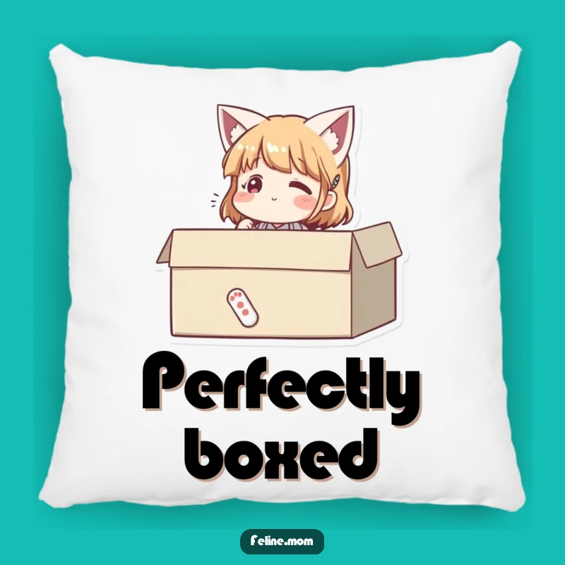 Funny Cat Woman Pillow - Cozy Contentment with a Humorous Touch!