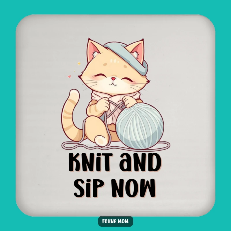 Protect Your Surfaces, Crafty Style: Funny Cat Lady Coasters