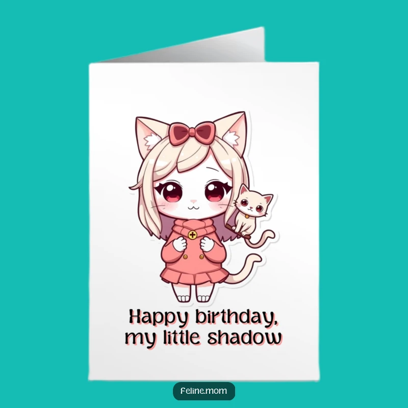 Free Printable Cat Lady Birthday Card - Funny Downloadable Gift with a Feline Friend