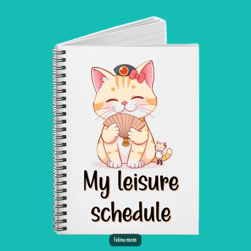 Funny Pampered Cat Notebook: Fanned Feline Luxury, Hilarious Journal Gift