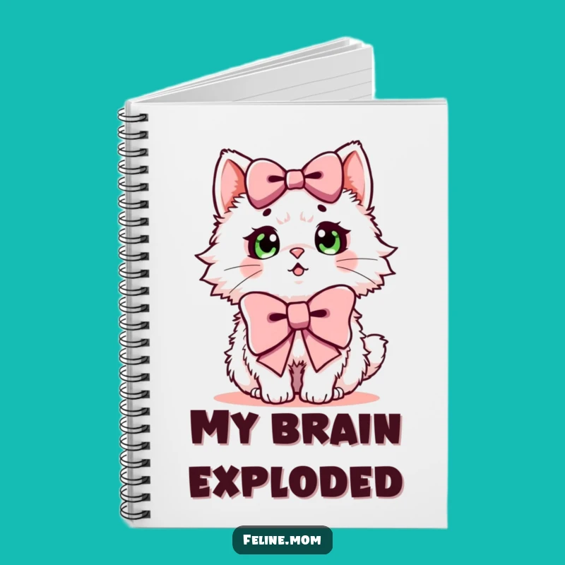 Funny Surprised Cat Notebook: Capture Ideas, Fluffy Feline Thoughts!