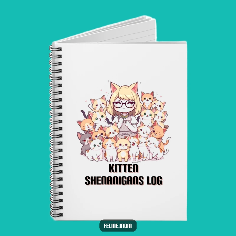 Purrfect Notes: Funny Cat Lady Kitten Notebook for Your Thoughts