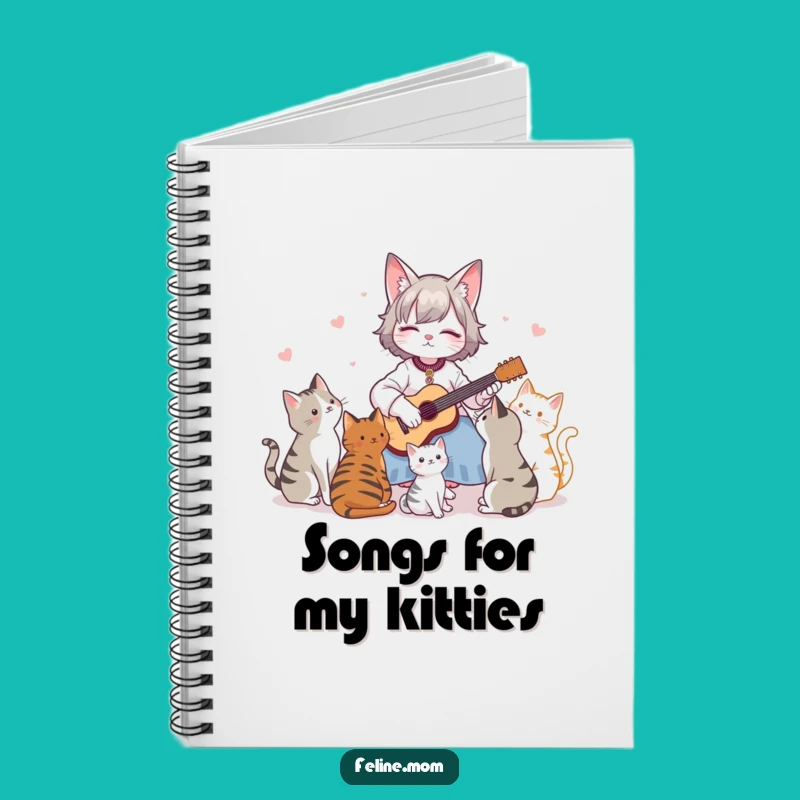 Funny Cat Serenade Notebook: Songwriting Journal, Hilarious Cat Lover Funny Gift!